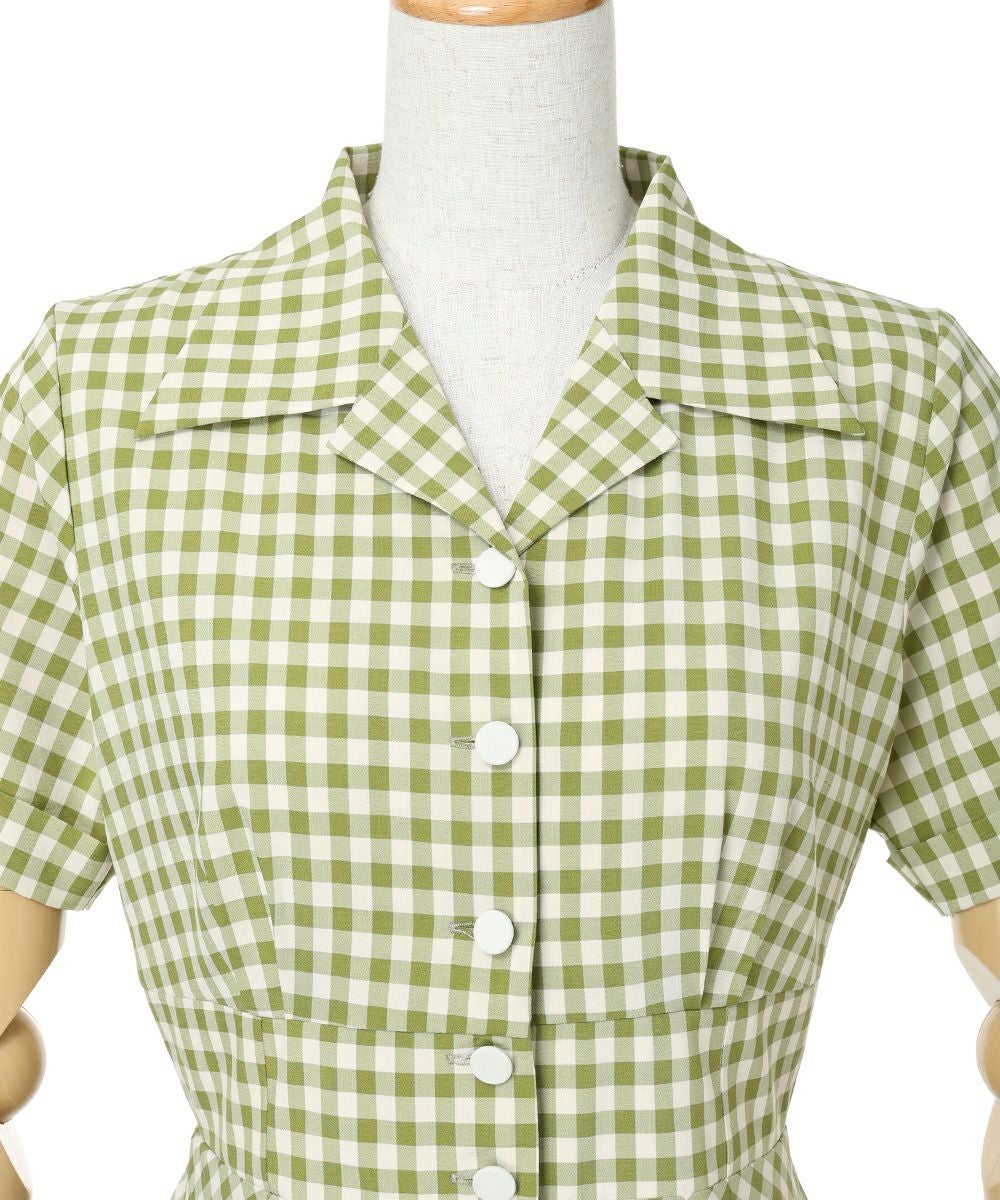 フロントアップ (light green×white)