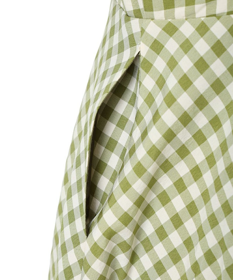 サイドポケット (light green×white)