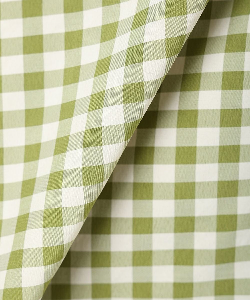 生地アップ (light green×white)
