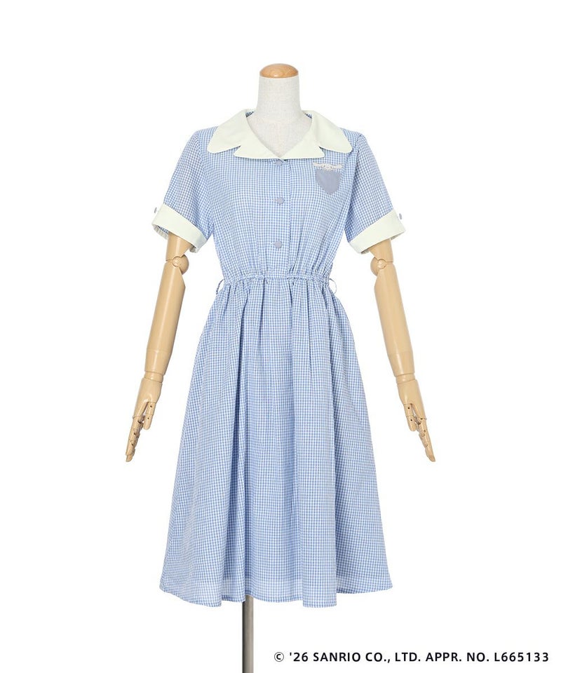 ベルトを外した状態 (blue×white)