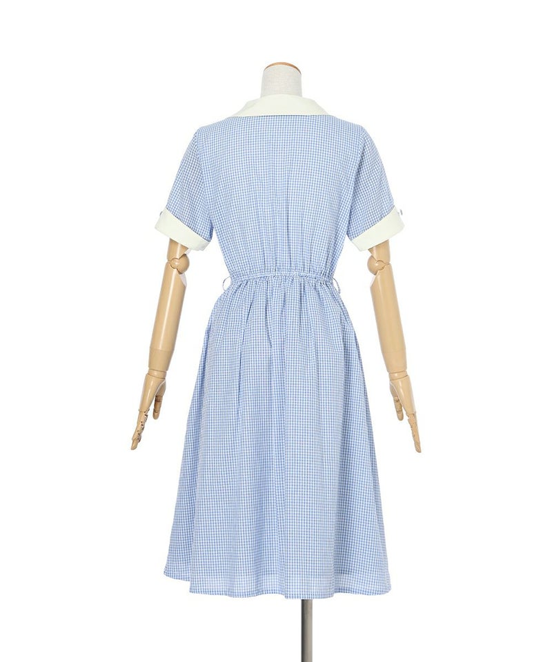 ベルトを外した状態/バック (blue×white)