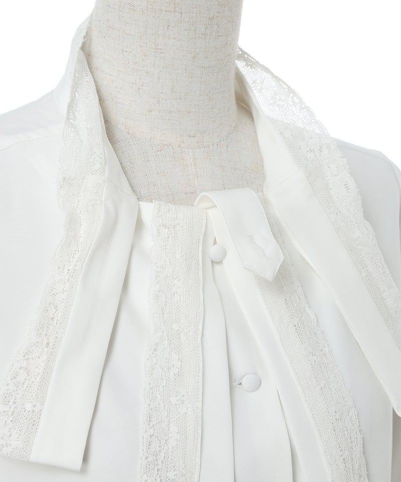 リボンタイ釦 (off white)