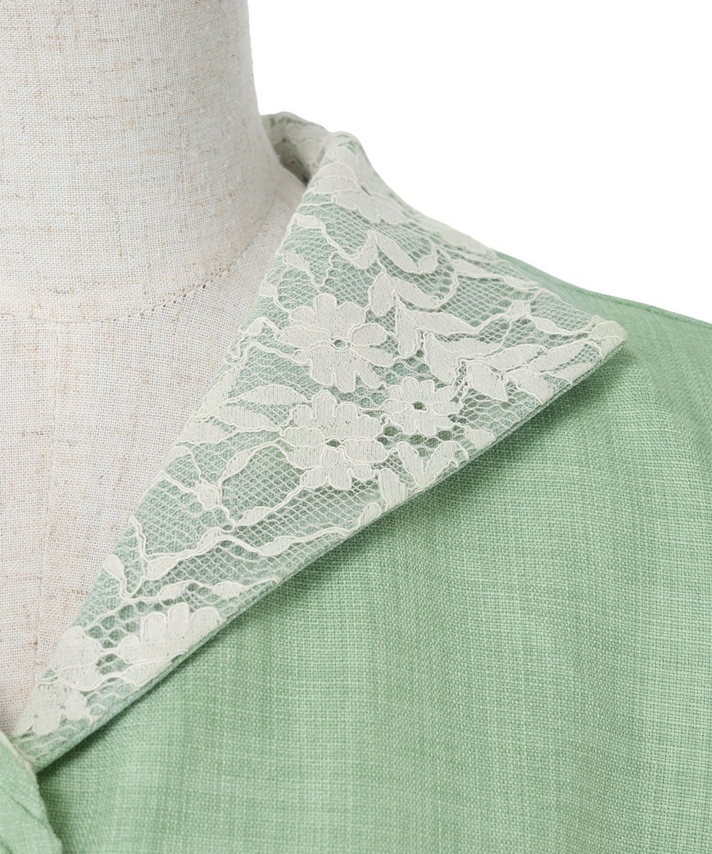 衿 (light green)