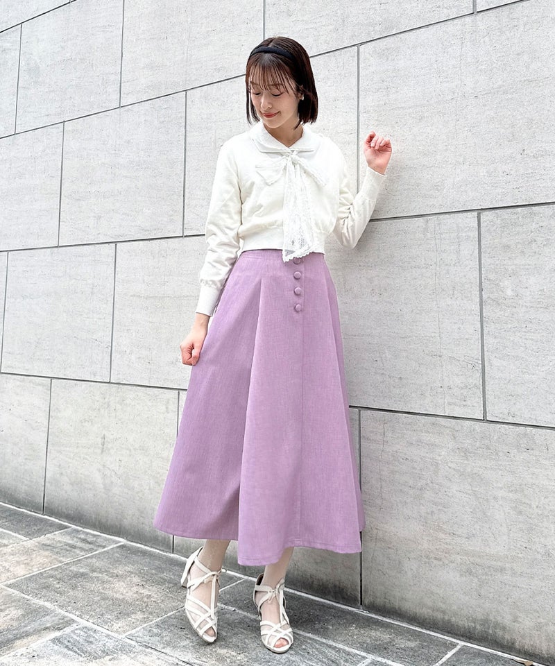 off white / 165cm / カーディガン着用