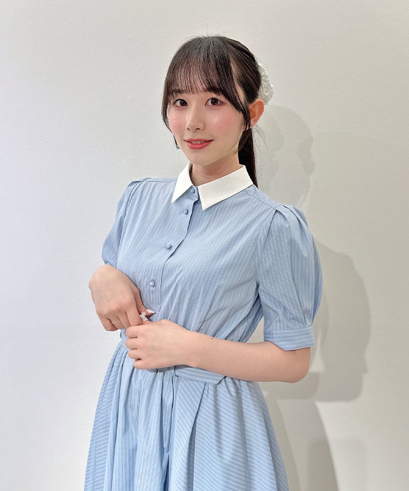 light blue×white / 158cm