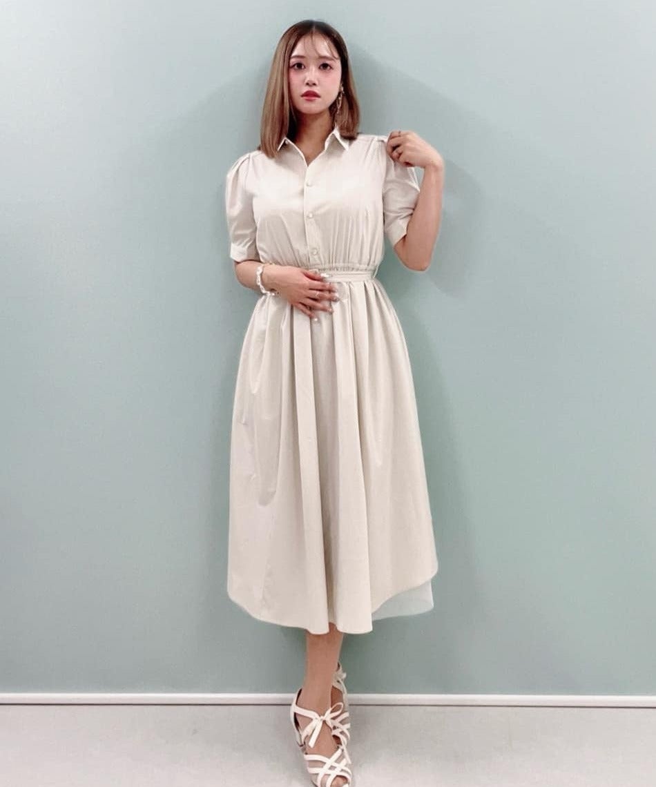 beige×white / 155cm