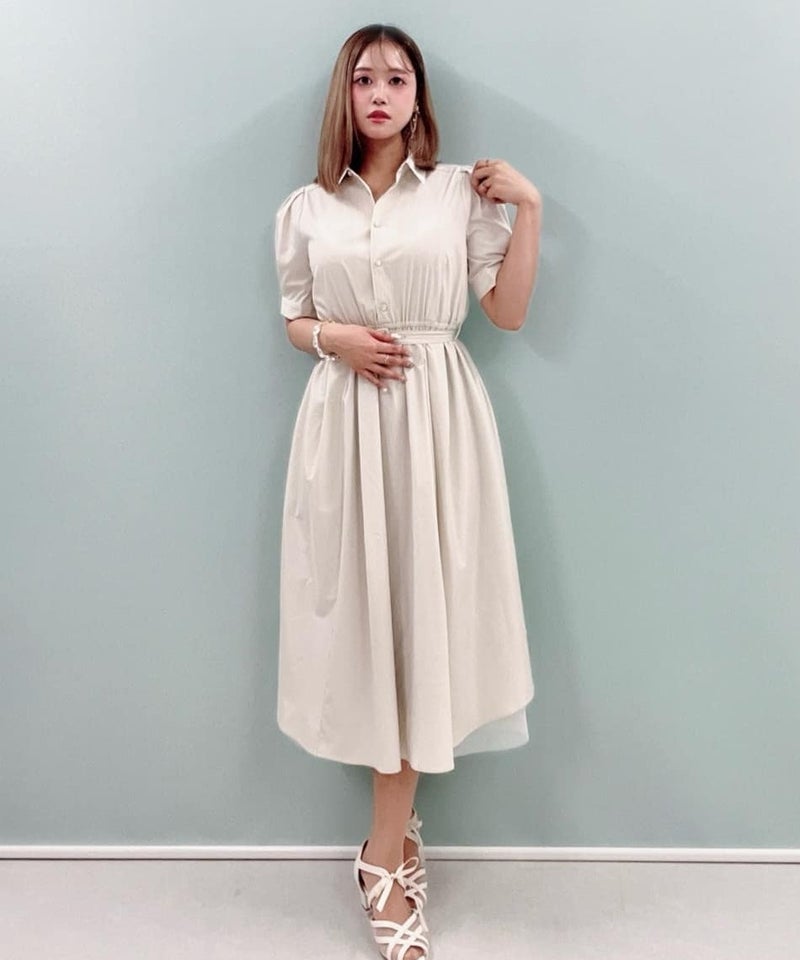 beige×white / 155cm