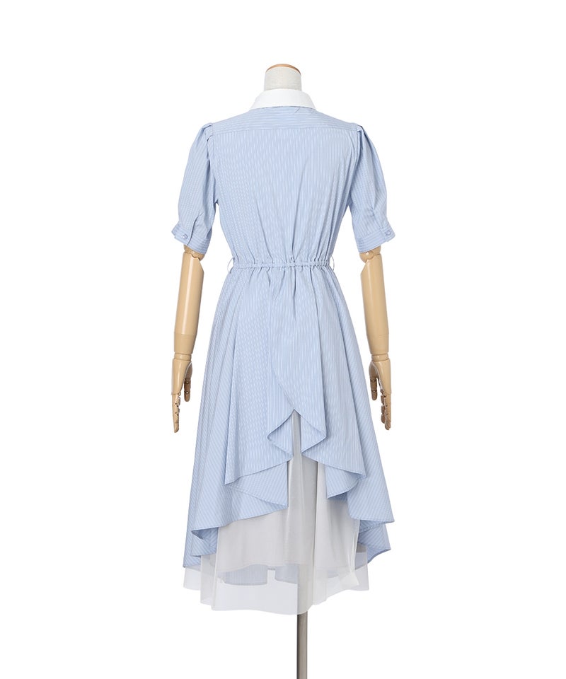 ベルトを外した状態/バック (light blue×white)