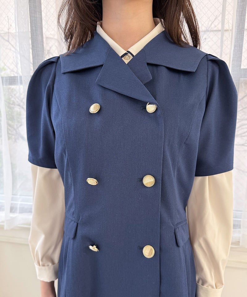 navy / 157cm / ブラウスとのレイヤード