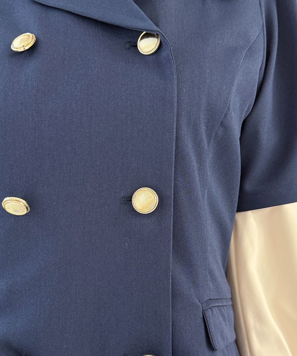 navy / 157cm / ブラウスとのレイヤード