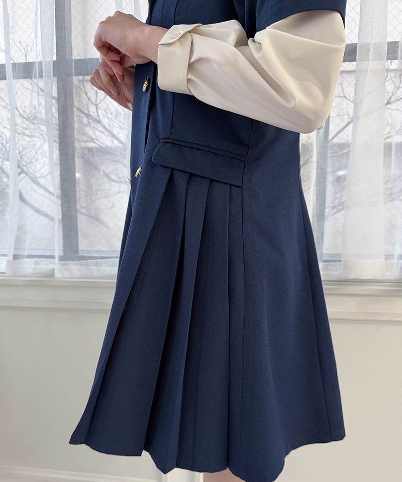 navy / 157cm / ブラウスとのレイヤード