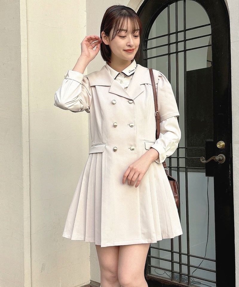 ivory / 165cm / ブラウスとのレイヤード