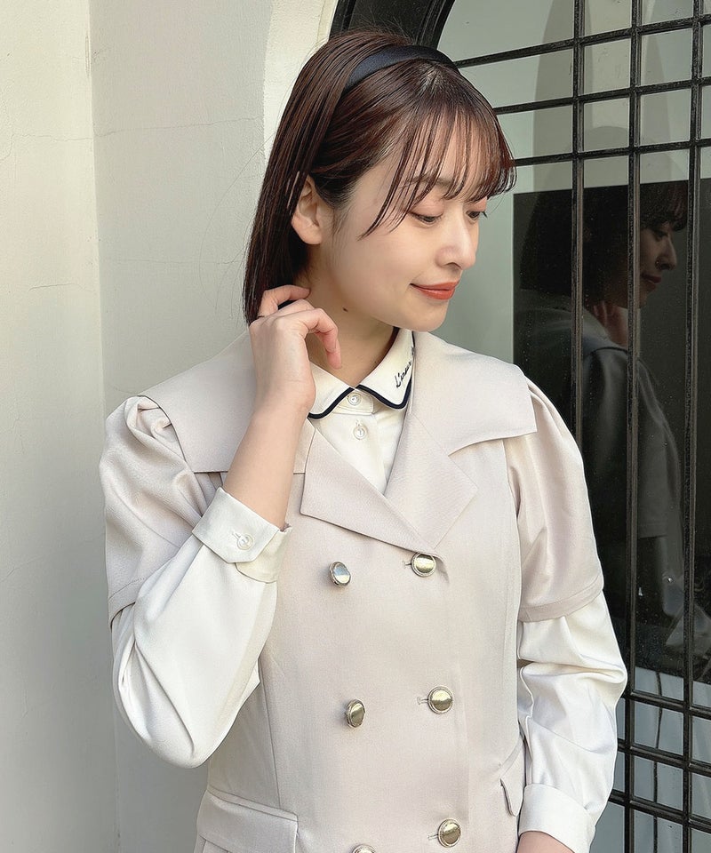 ivory / 165cm / ブラウスとのレイヤード