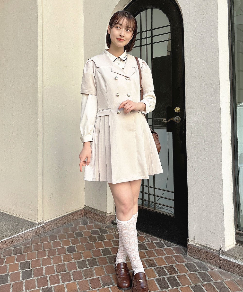 ivory / 165cm / ブラウスとのレイヤード