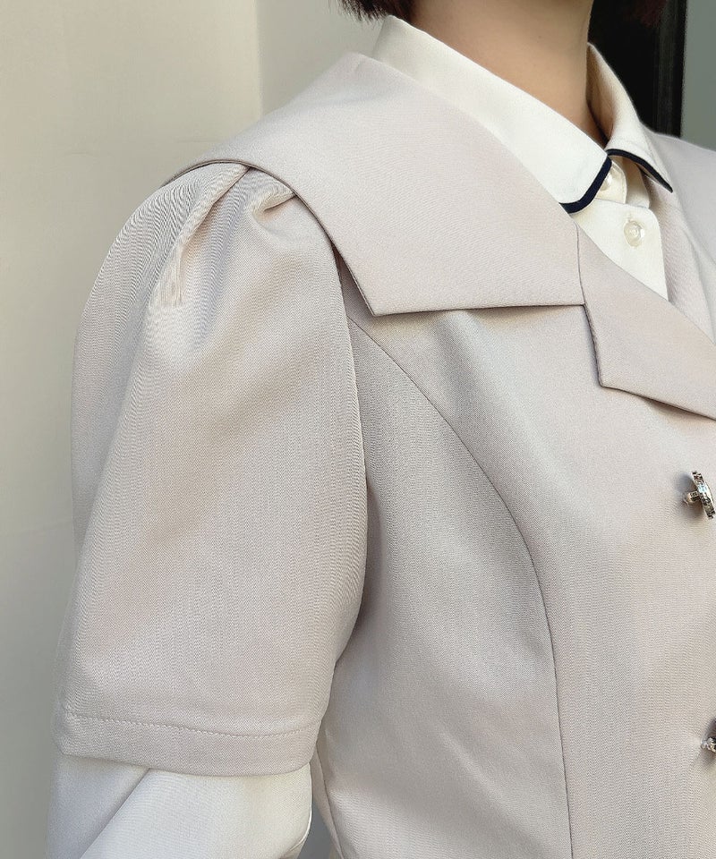 ivory / 165cm / ブラウスとのレイヤード