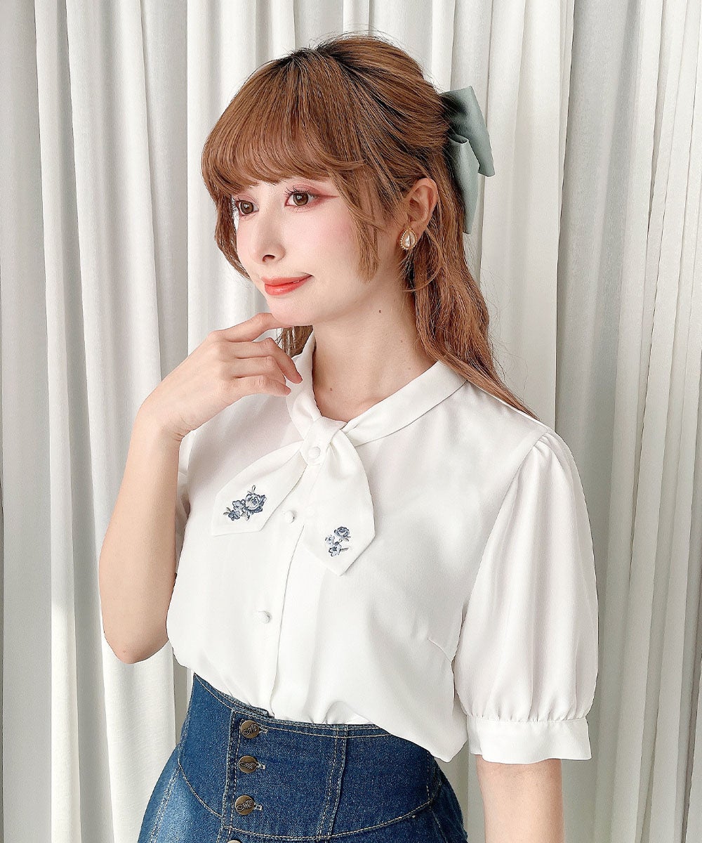 off white×blue / 152cm