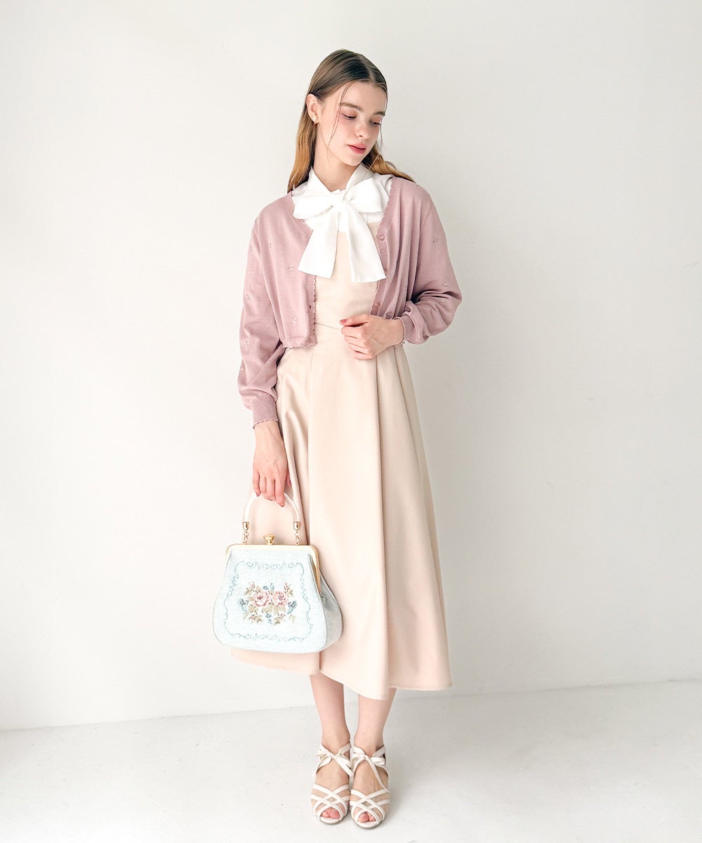 UVカット】小花刺繍UVカットニットカーディガン/F i.n.t [57AJ04j006