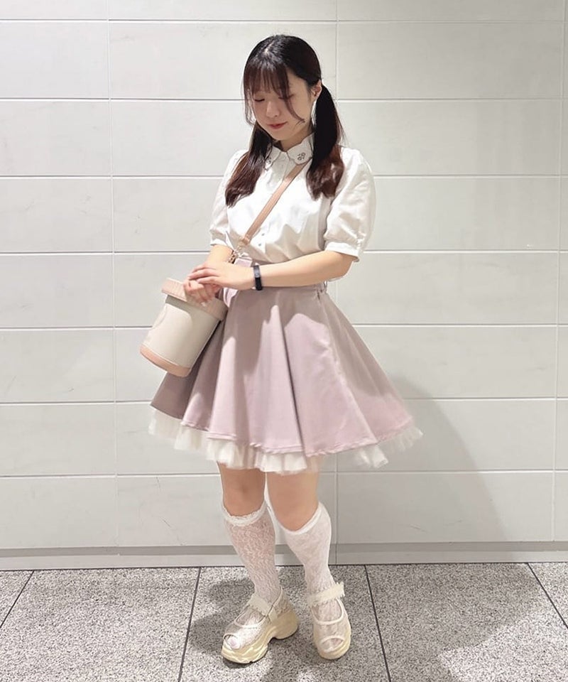 off white×purple / 152cm