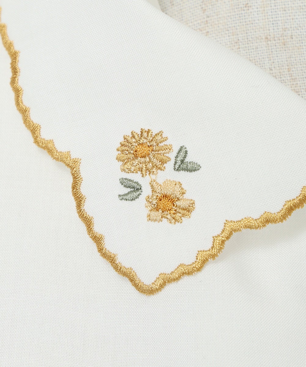刺繍 (off white×yellow)