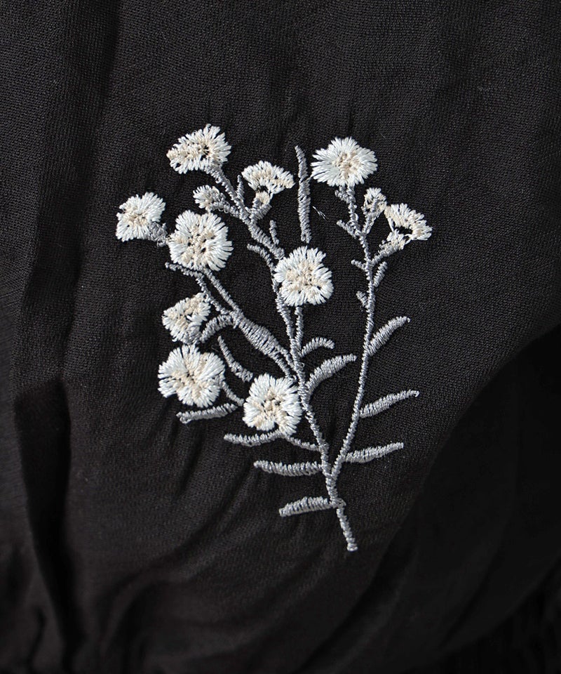 刺繍 (black)