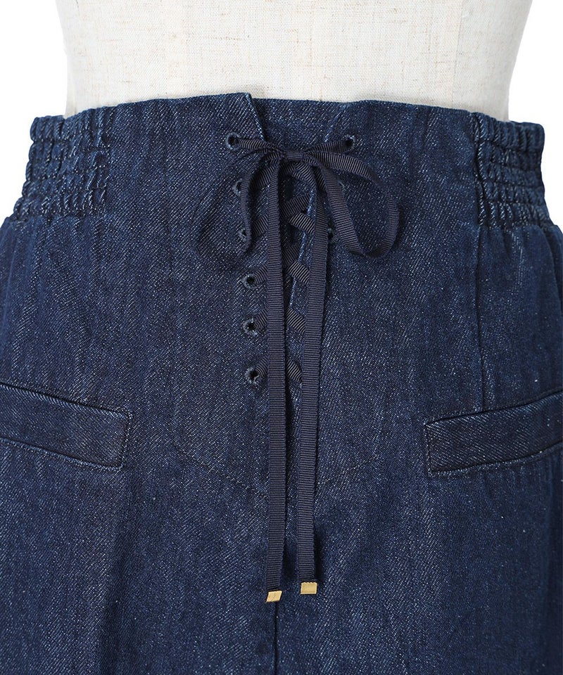 バックリボンアップ (indigo)