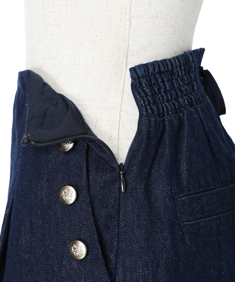 サイドファスナー (indigo)