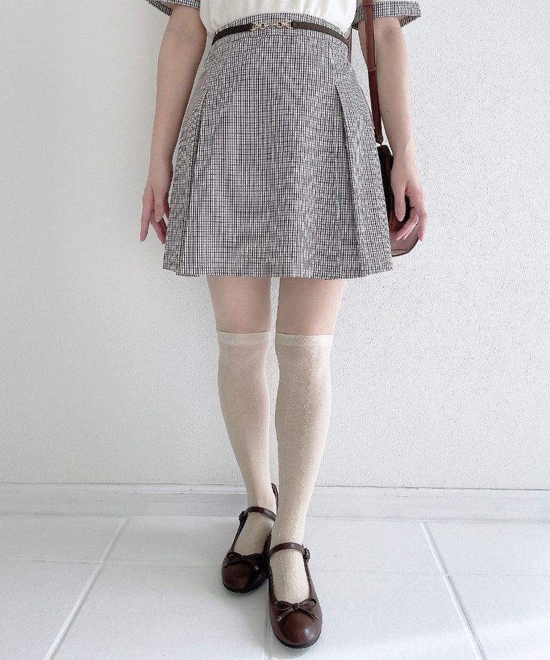 off white×brown / 152cm