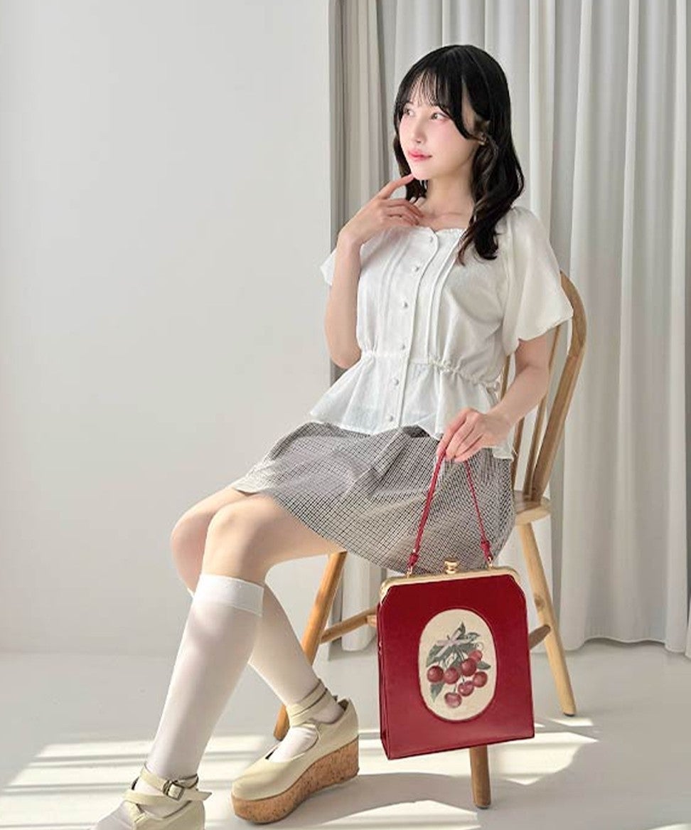 off white×brown / 157cm