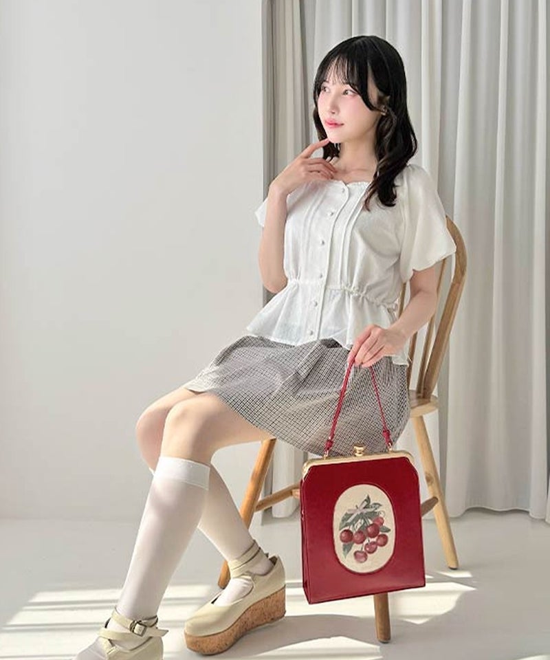 off white×brown / 157cm