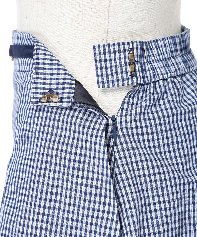 サイドファスナー (navy×blue)