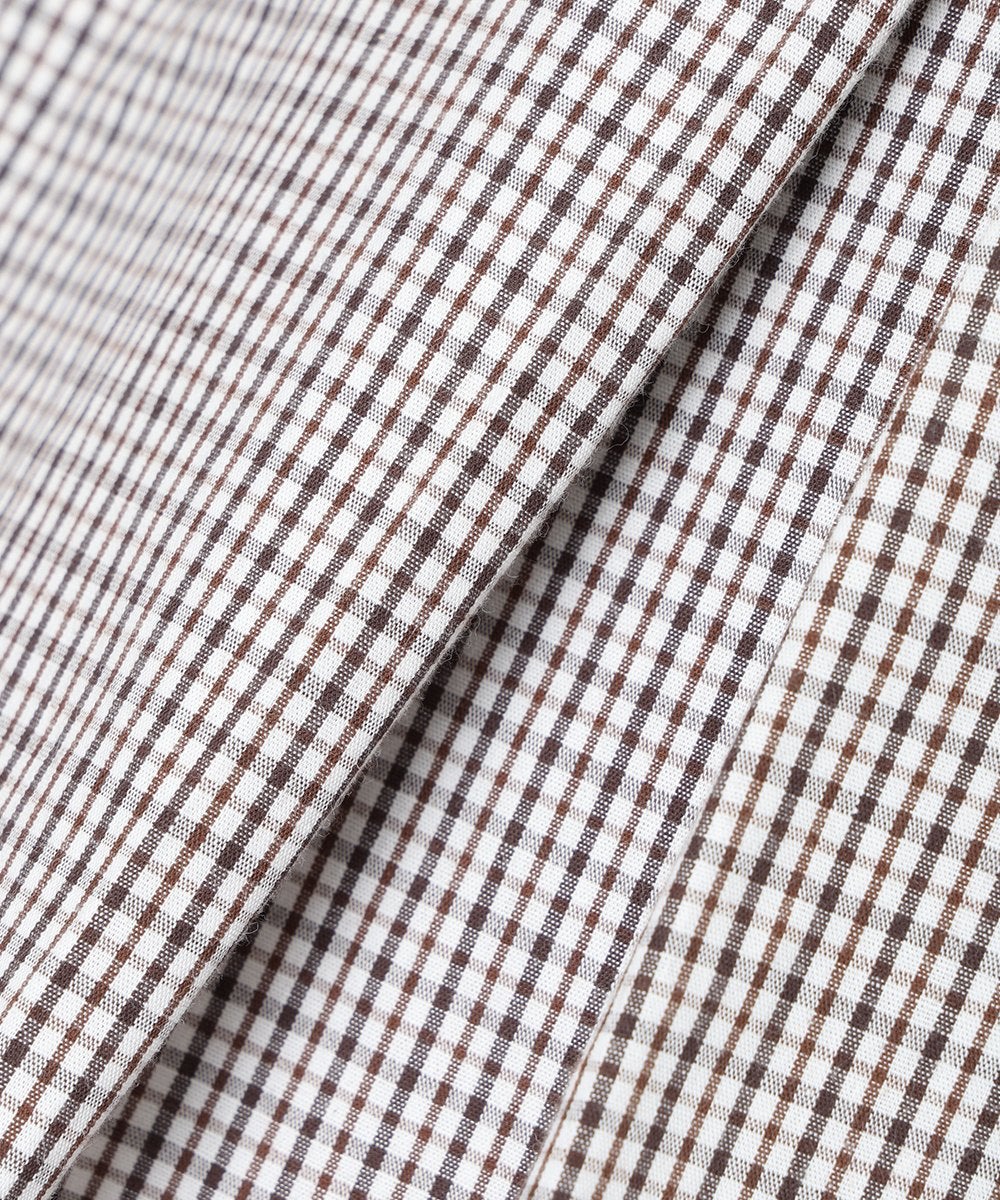 生地アップ (off white×brown)