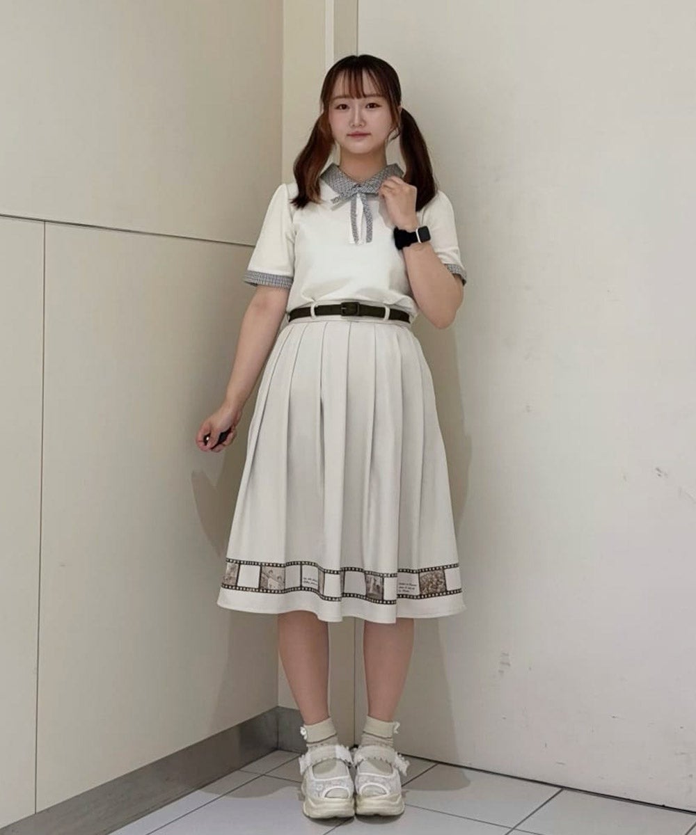 off white×brown / 155cm
