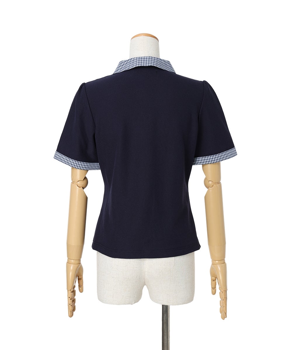 バック (navy×blue)