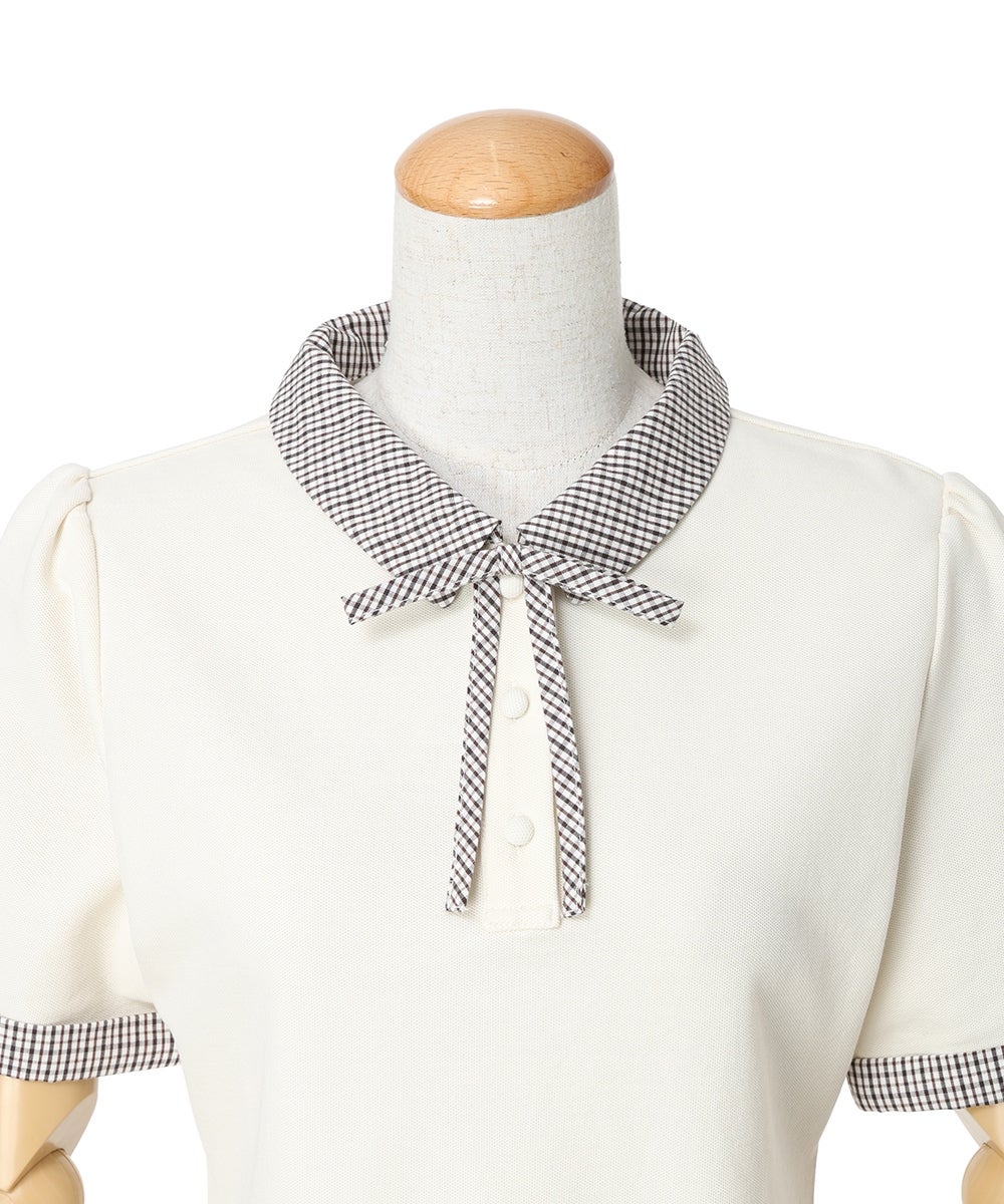 フロントアップ (off white×brown)