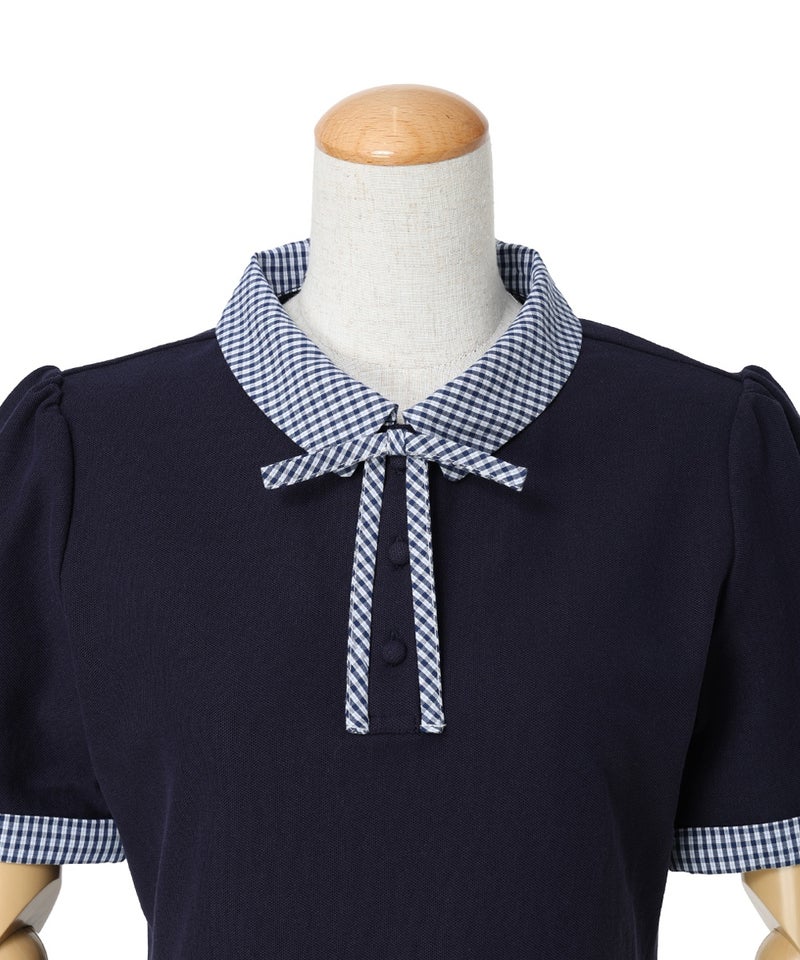 フロントアップ (navy×blue)