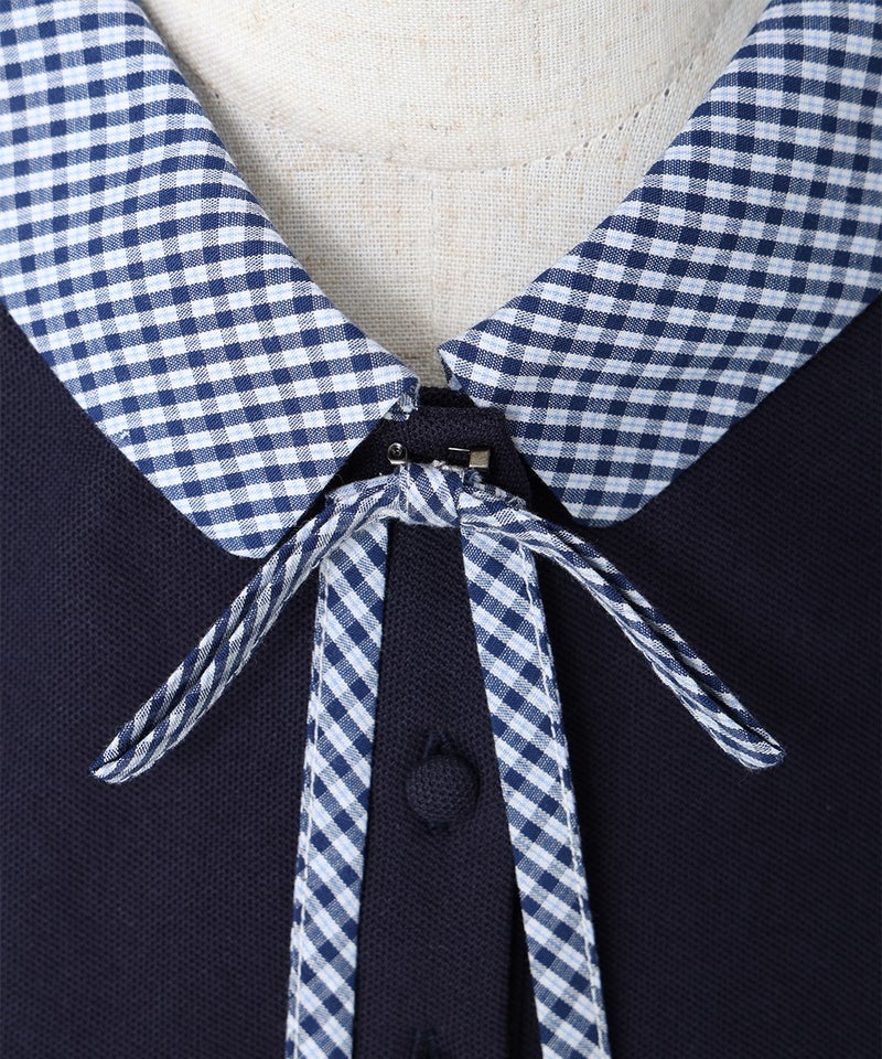 リボンアップ (navy×blue)