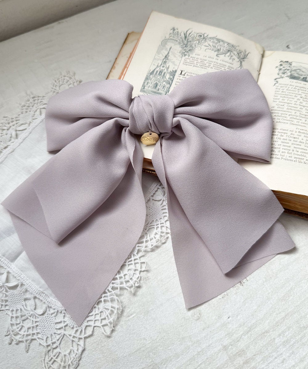 シフォンラッフルリボンバレッタ/an another angelus [57BB17a002] | F