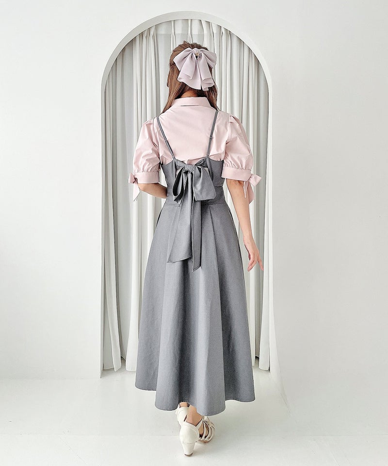 シフォンラッフルリボンバレッタ/an another angelus [57BB17a002] | F