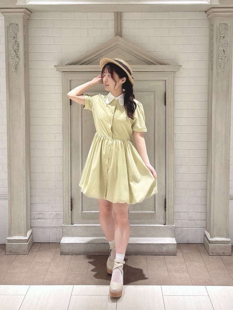 light yellow×white / 152cm