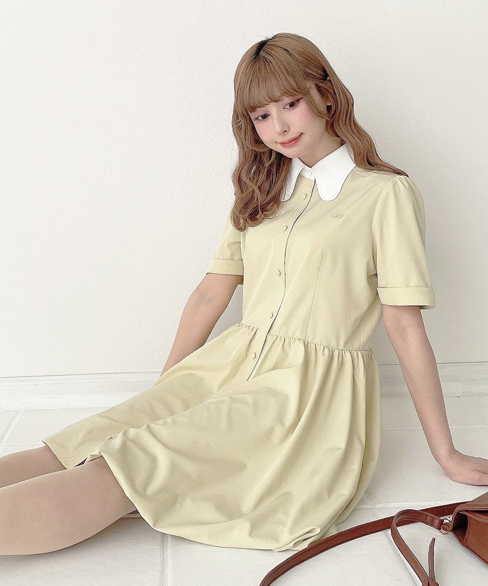 light yellow×white / 152cm