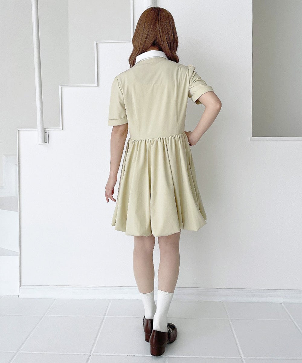 light yellow×white / 152cm