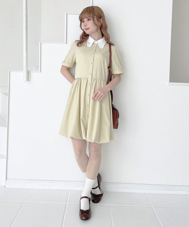 light yellow×white / 152cm