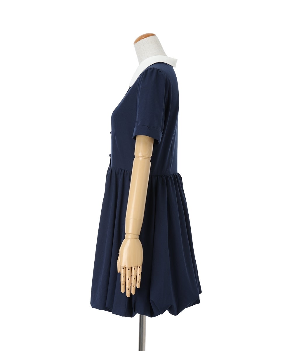 サイド (navy×white)