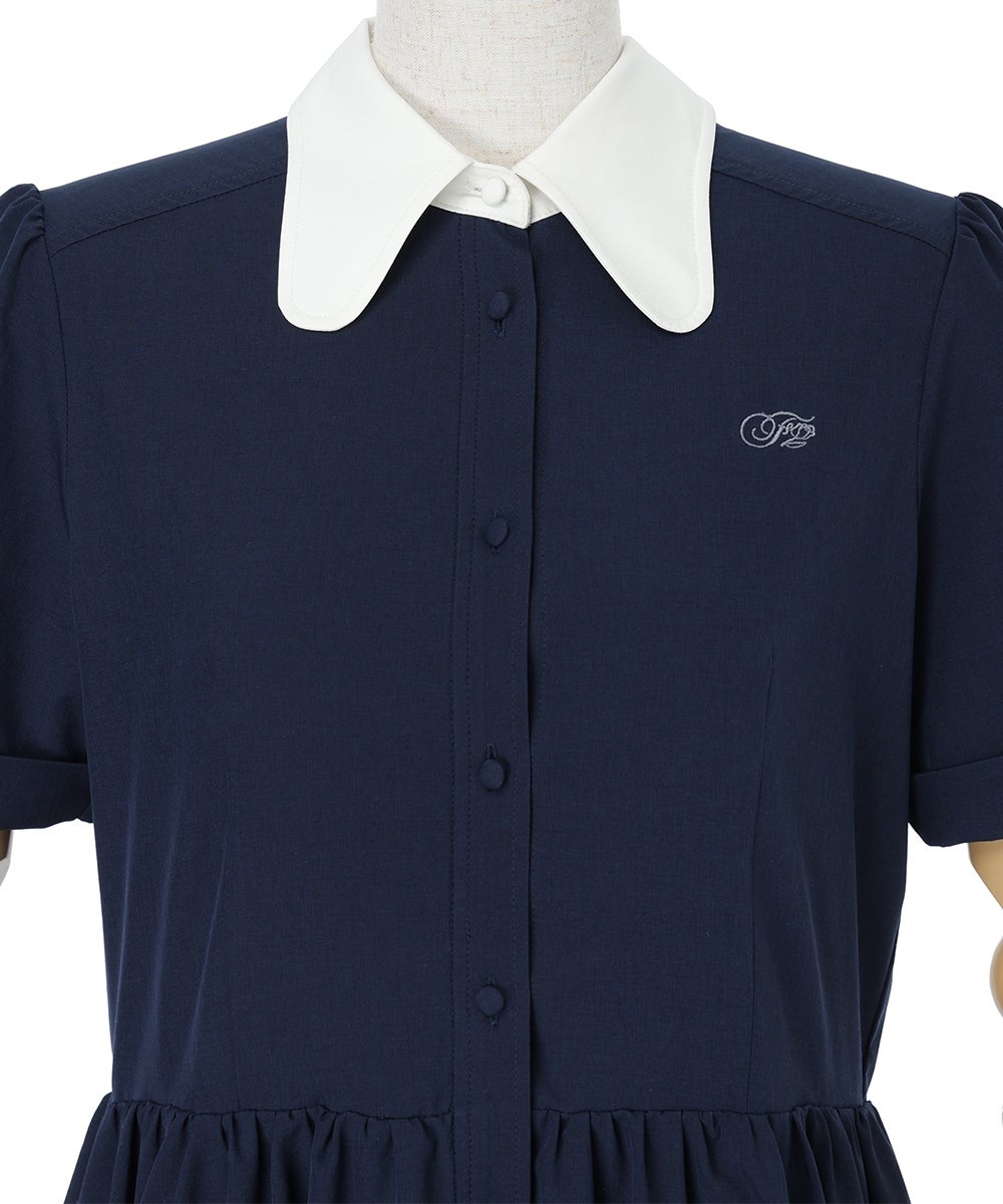 フロントアップ (navy×white)