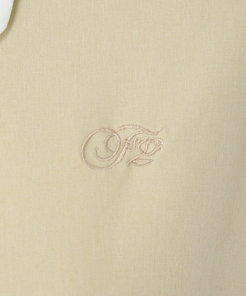 刺繍 (light yellow×white)