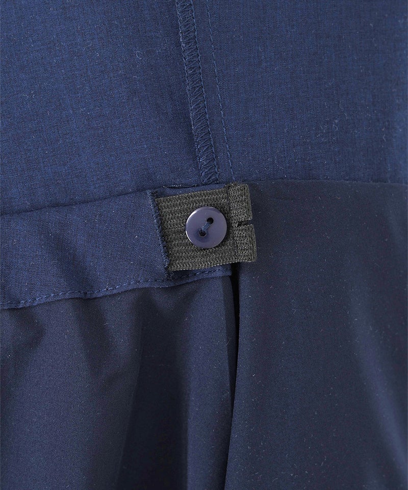 釦アップ (navy×white)