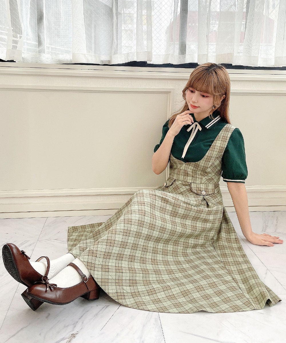 beige×green / 152cm