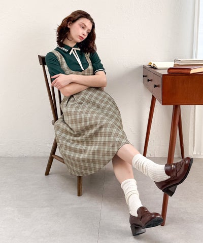 beige×green / 170cm