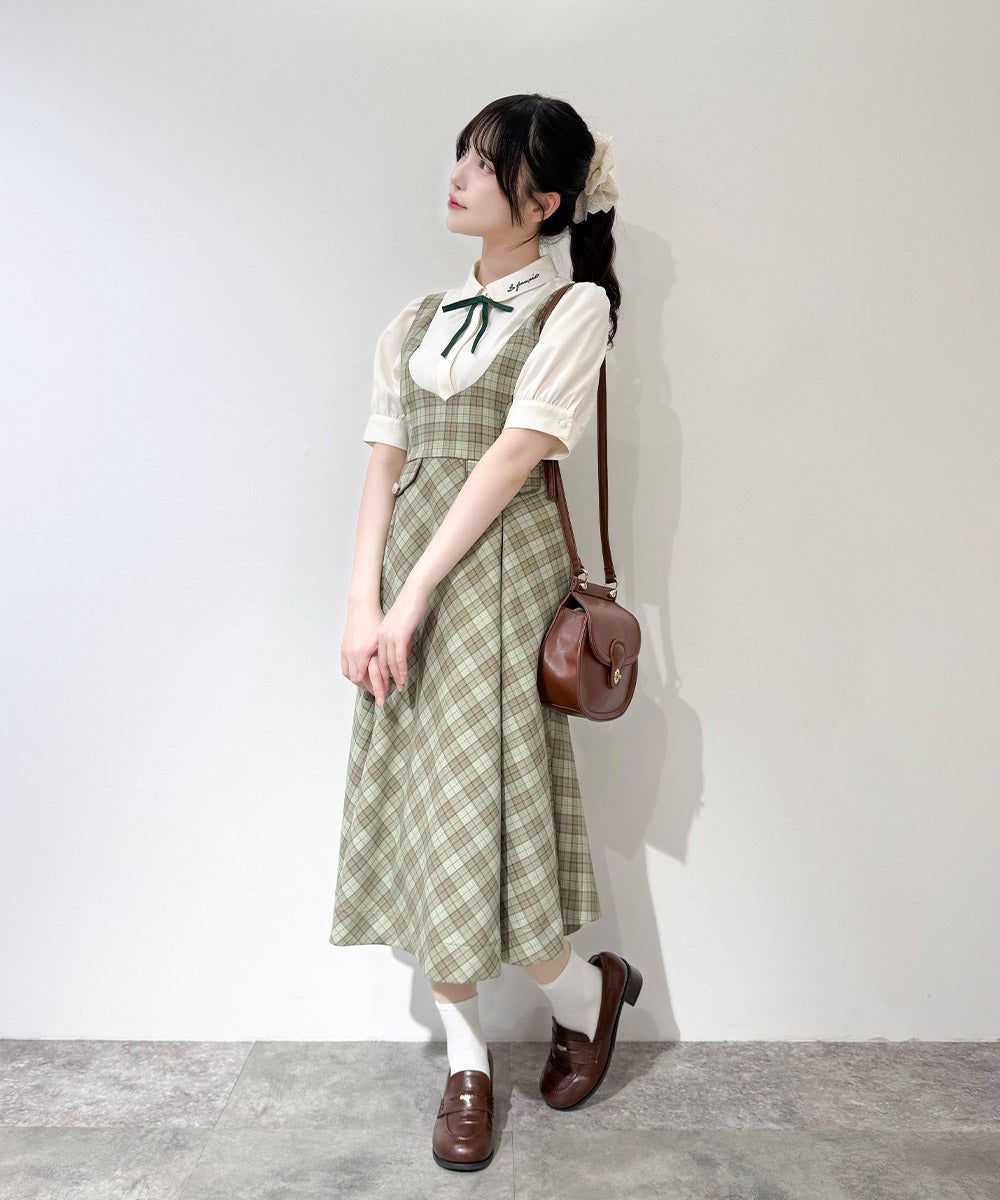 beige×green / 157cm