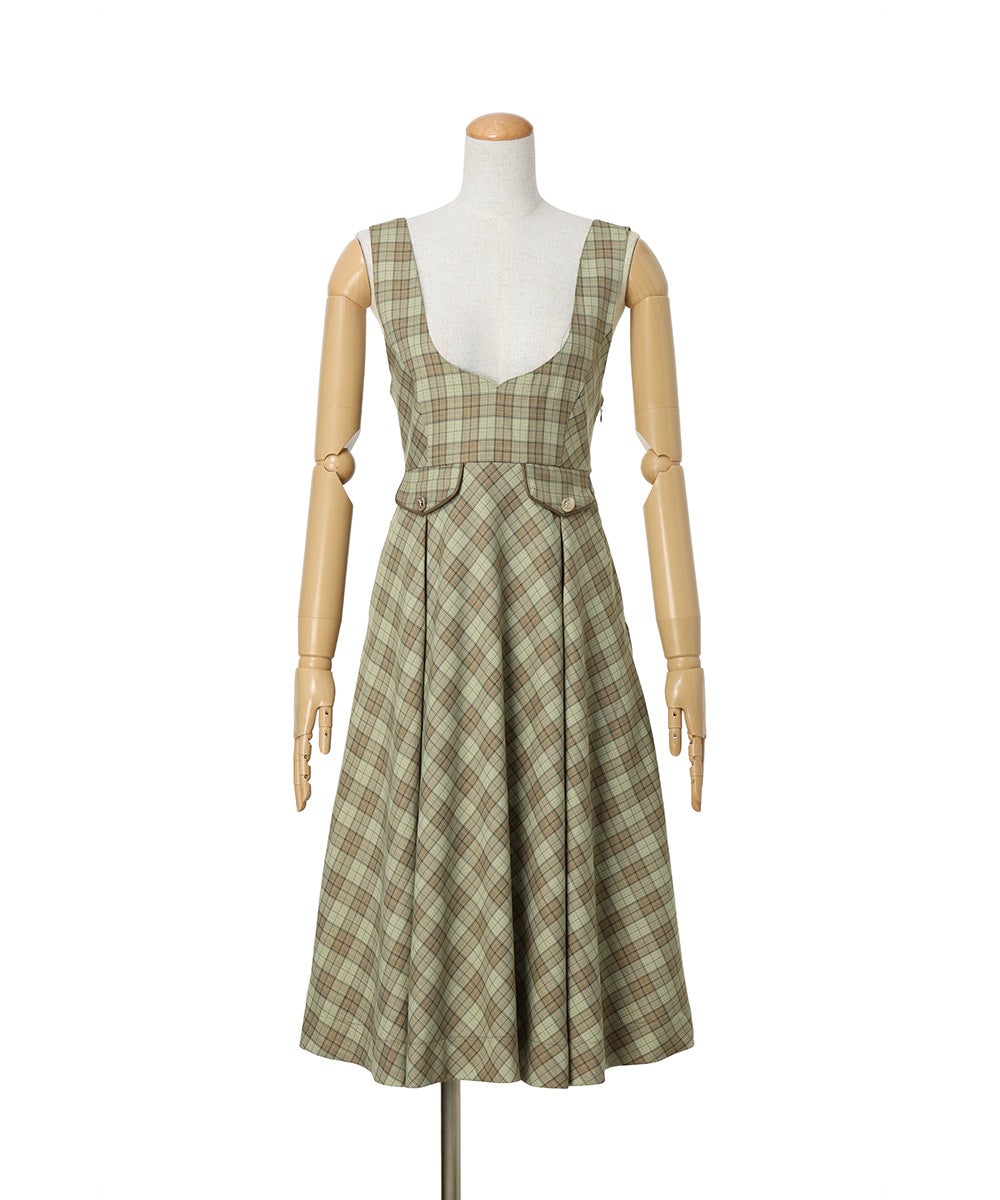 beige×green